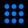 pois noirs et bleus