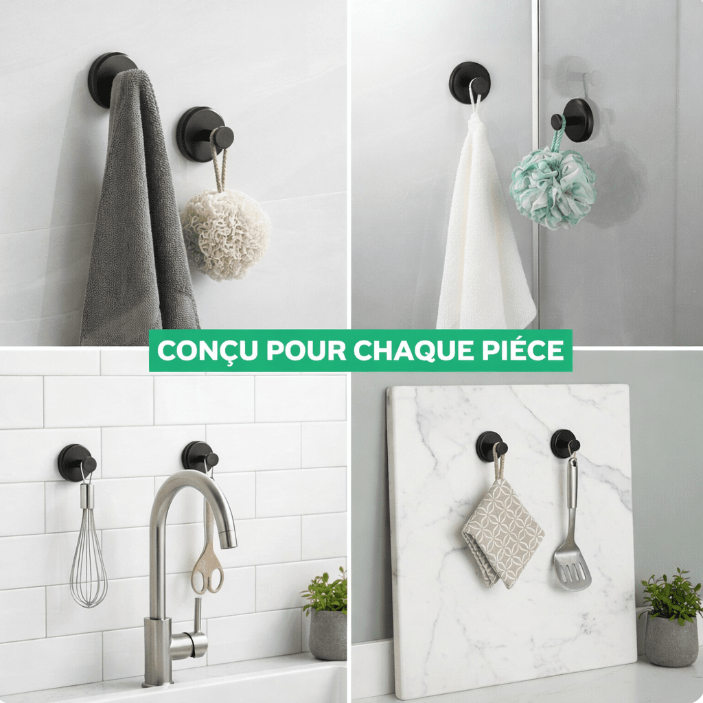 Crochets ventouse (4 pièces) - Tsunaya