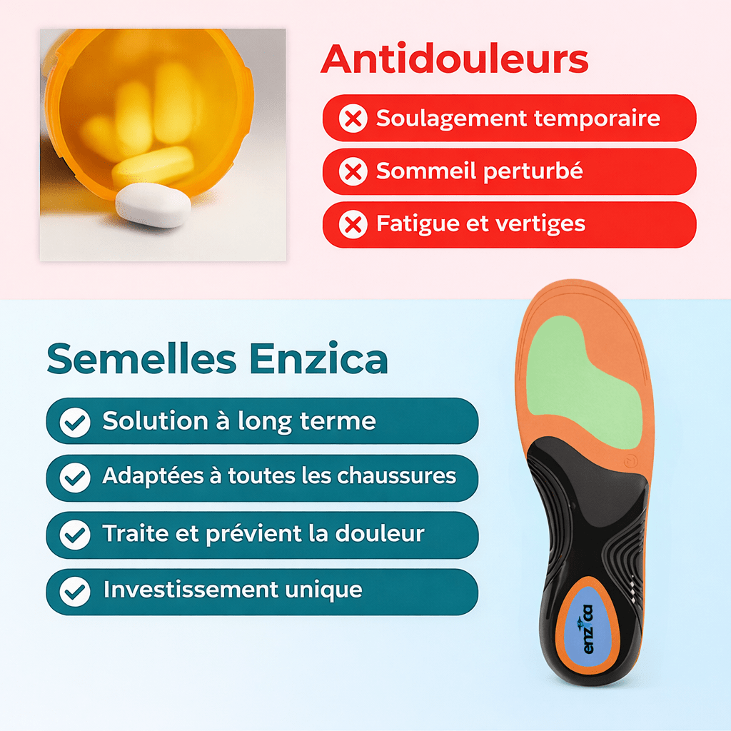 Enzica™ – Semelles orthopédiques professionnelles - Tsunaya