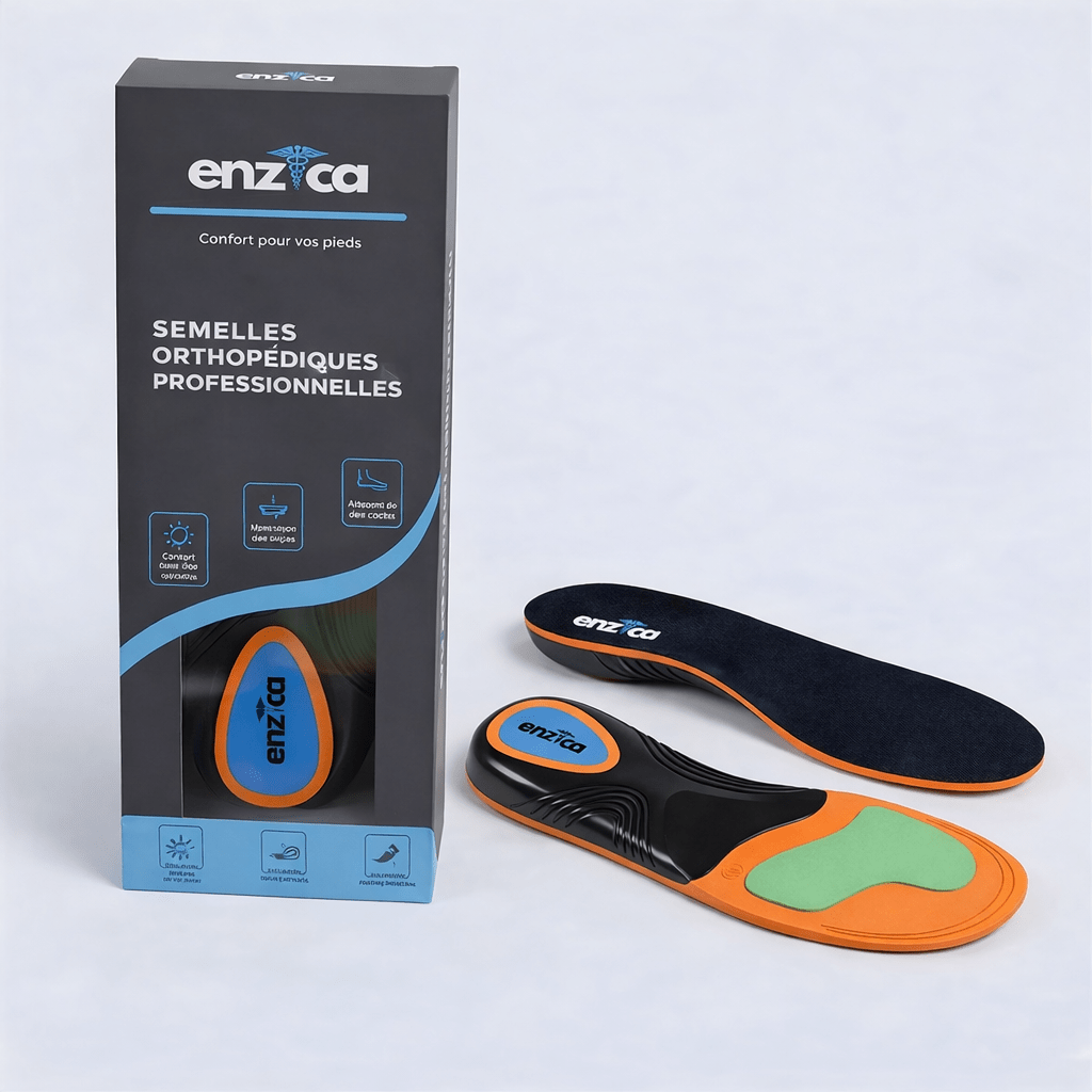 Enzica™ – Semelles orthopédiques professionnelles - Tsunaya