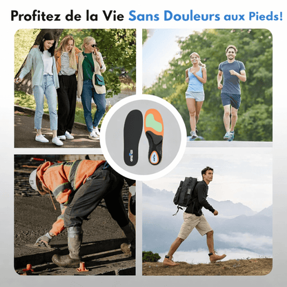 Enzica™ – Semelles orthopédiques professionnelles - Tsunaya
