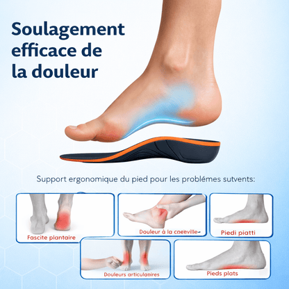 Enzica™ – Semelles orthopédiques professionnelles - Tsunaya