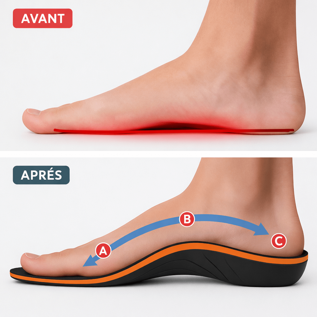 Enzica™ – Semelles orthopédiques professionnelles - Tsunaya