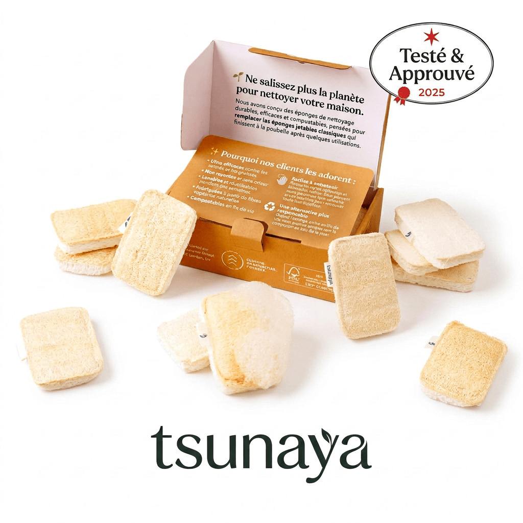 Éponges sans plastique - Tsunaya