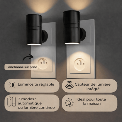 PLUGIFY™ One – Lampe murale d’ambiance - Tsunaya
