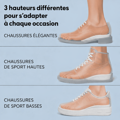 Semelles orthopédiques rehaussantes 3.0 - Tsunaya
