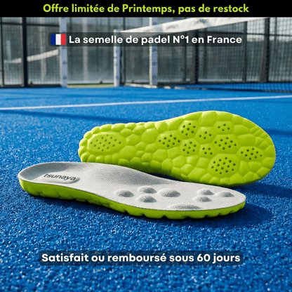 Semelles Padel – Jouez plus longtemps, sans douleur - Tsunaya