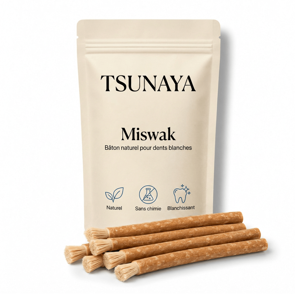 Stick Tsunaya Miswak | Des dents plus blanches, une haleine fraîche et des gencives en pleine santé - Tsunaya