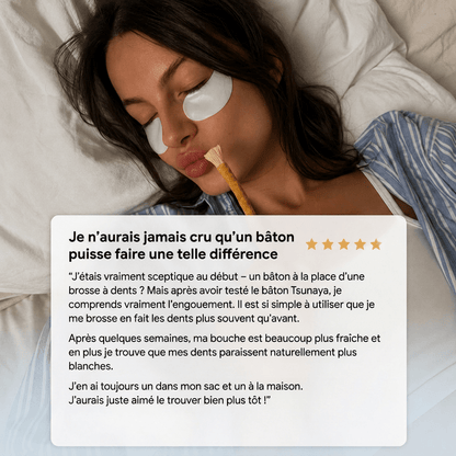 Stick Tsunaya Miswak | Des dents plus blanches, une haleine fraîche et des gencives en pleine santé - Tsunaya
