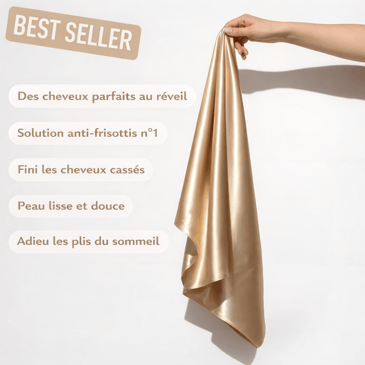 Taie d’oreiller 100 % soie anti - frisottis - Tsunaya