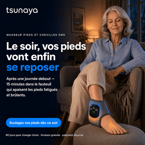 Tsunaya™ – Masseur de Pieds Chauffant 3-en-1 - Tsunaya