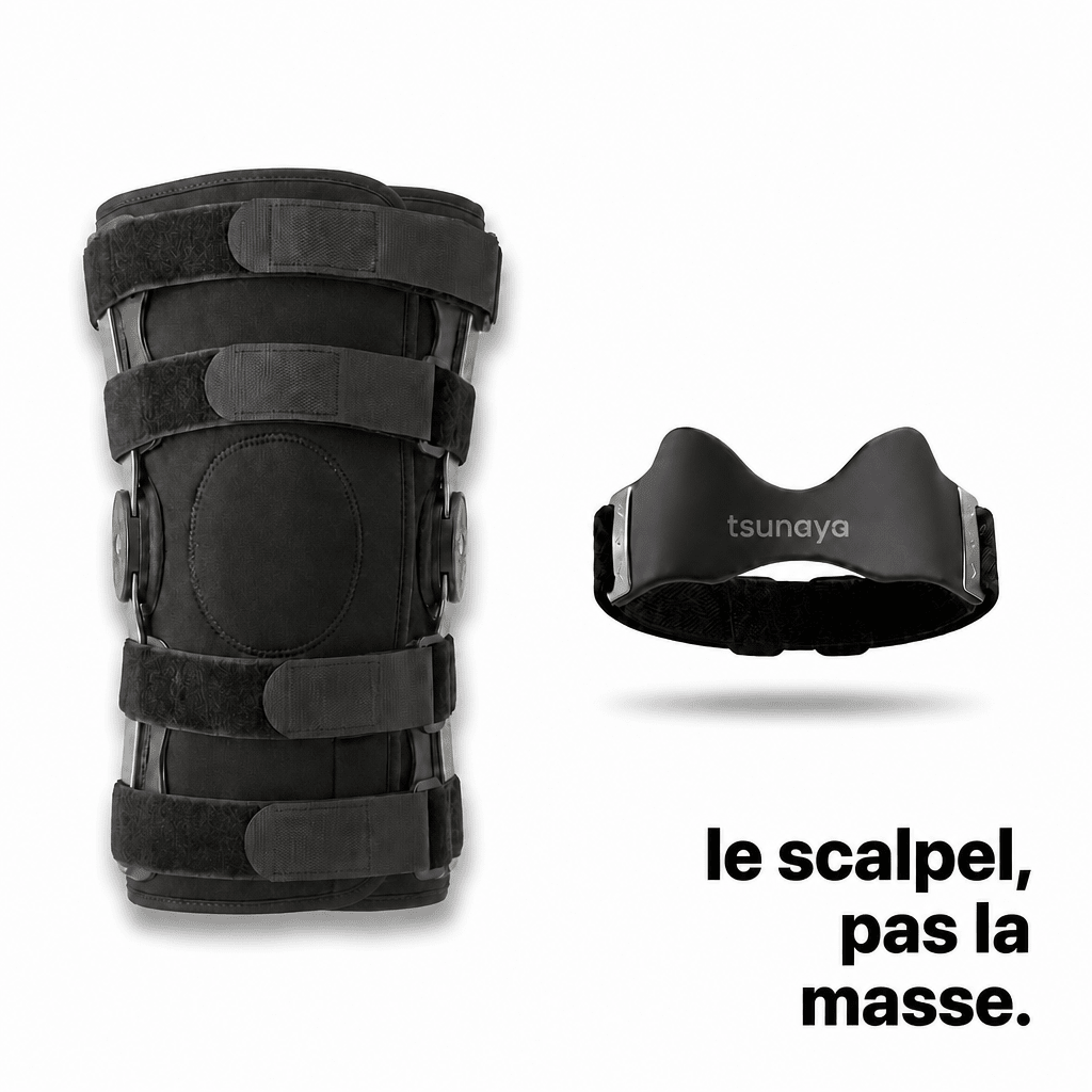 Tsunaya™ – Sangle Anti-Douleur Genou - Tsunaya
