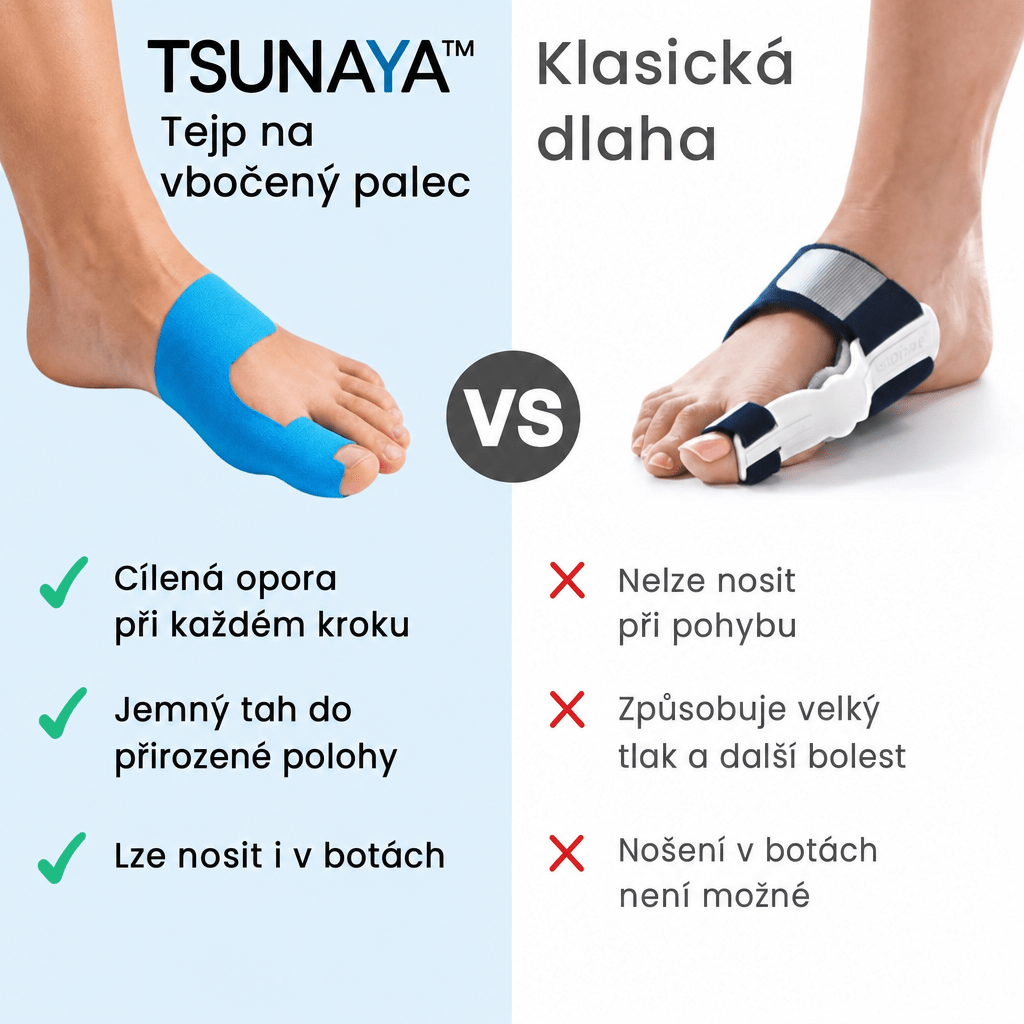 Tsunaya™ Tejp na vbočený palec - Tsunaya