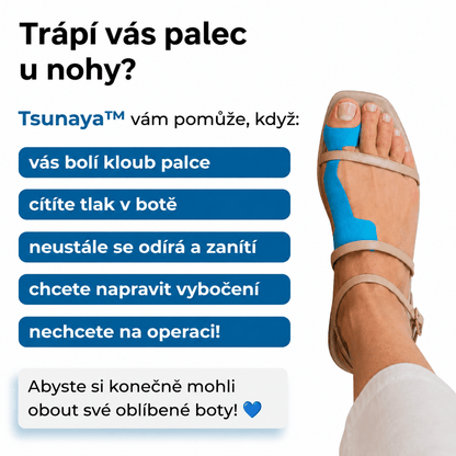 Tsunaya™ Tejp na vbočený palec - Tsunaya