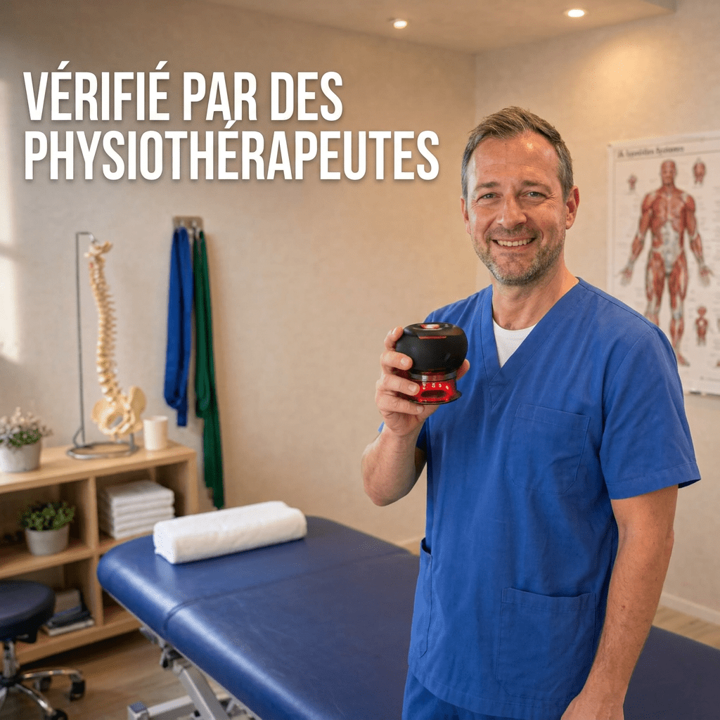 Ventouse massante électrique 4-en-1 — aspiration, chaleur & lumière rouge - Tsunaya